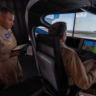 On the Fly: NASA Researchers Map Air Taxi Maneuvers in Simulator